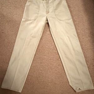 Men's Tan Pants lee denim 36x32. Fits like 34